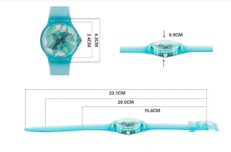 WILLIS модные женские часы Relogio Masculino водонепроницаемые часы с кубиками льда и циферблатом Montre enfant кварцевые наручные часы для девочек Новинка