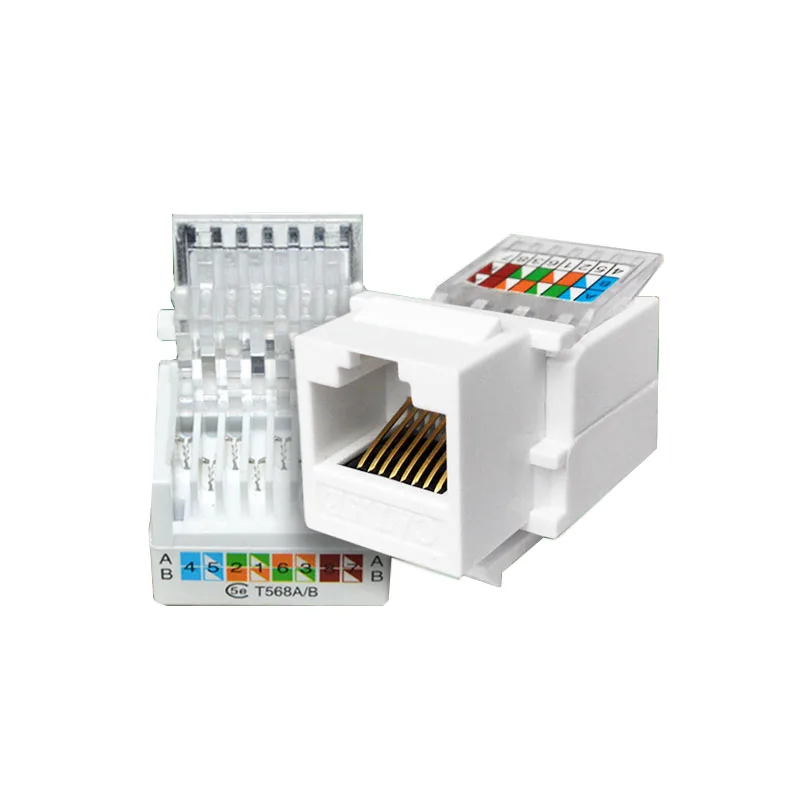 RJ45 Cat5e Cat6 UTP Keystone гнездовой разъем адаптер для настенной панели|ethernet lan cable|lan cablecat6