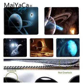 

MaiYaCa Universe Planet ring Office Mice Gamer Soft Mouse Pad Size for 18X22CM Speed Version computer mouse pad