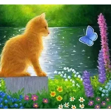 5D DIY Алмазная картина фото на заказ животное Леопард вышивка крестиком Мозаика наклейки домашний Декор новогодний декор