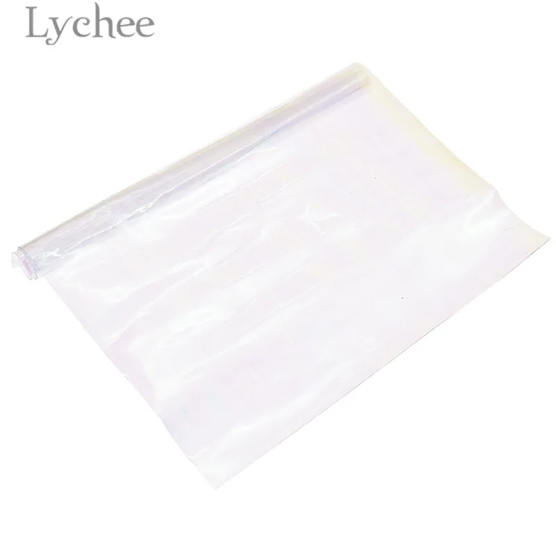Chzimade 21x29 см A4 прозрачная виниловая ткань для сумки, обуви ремни многоцветный прозрачный ПВХ ткань DIY швейный материал - Цвет: 4