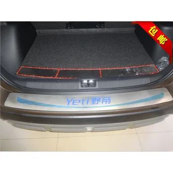 

Auto parts High quality 304 stainless steel Rear bumper Protector Sill fit for 2013-2016 Skoda Yeti