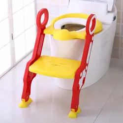 Детское сиденье для унитаза ребенка туалет Регулируемая Лестница Детский горшок стул ребенка туалет тренировочное сиденье безопасности
