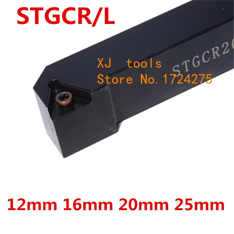 

STGCR1212H11 STGCR1616H11 STGCR1616H16 STGCR2020K16 STGCR2525M16 STGCL1616H11 STGCL2020K16 STGCL CNC External Lathe tools