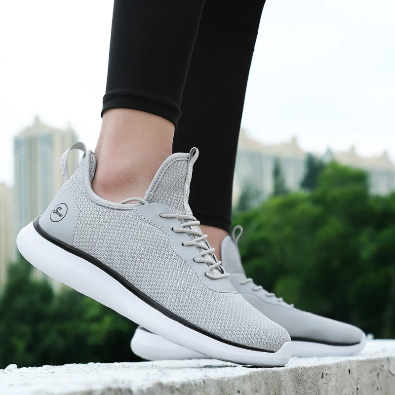 Men's Running Shoes Summer Breathable Soft Light Male Sneakers Outdoor Gym Trainers Training Sports Shoes Big Size 46 47 48