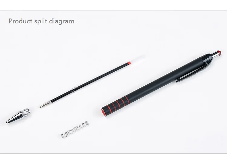 Aihao AH-567 0,7 мм красная шариковая ручка офисные и школьные принадлежности 24 шт./лот