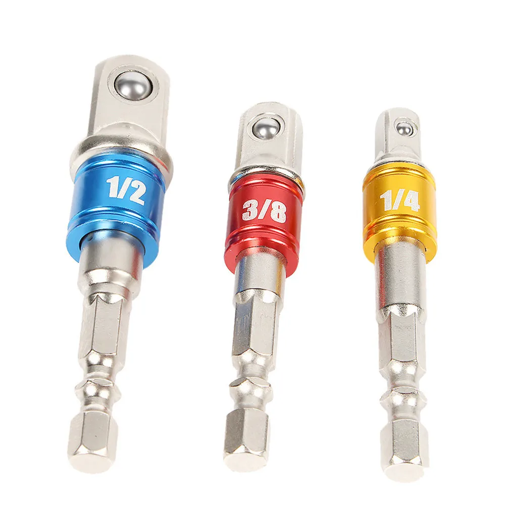 

Franchise 3Pcs 1/4 3/8 1/2 drive Sockets Adapter sets Socket Wrench Adapter Set #0603