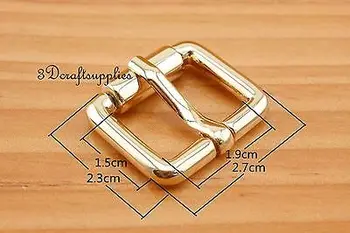 

belt buckle roller hardware pin buckle alloying 3/4 inch golden 6 pcs U184