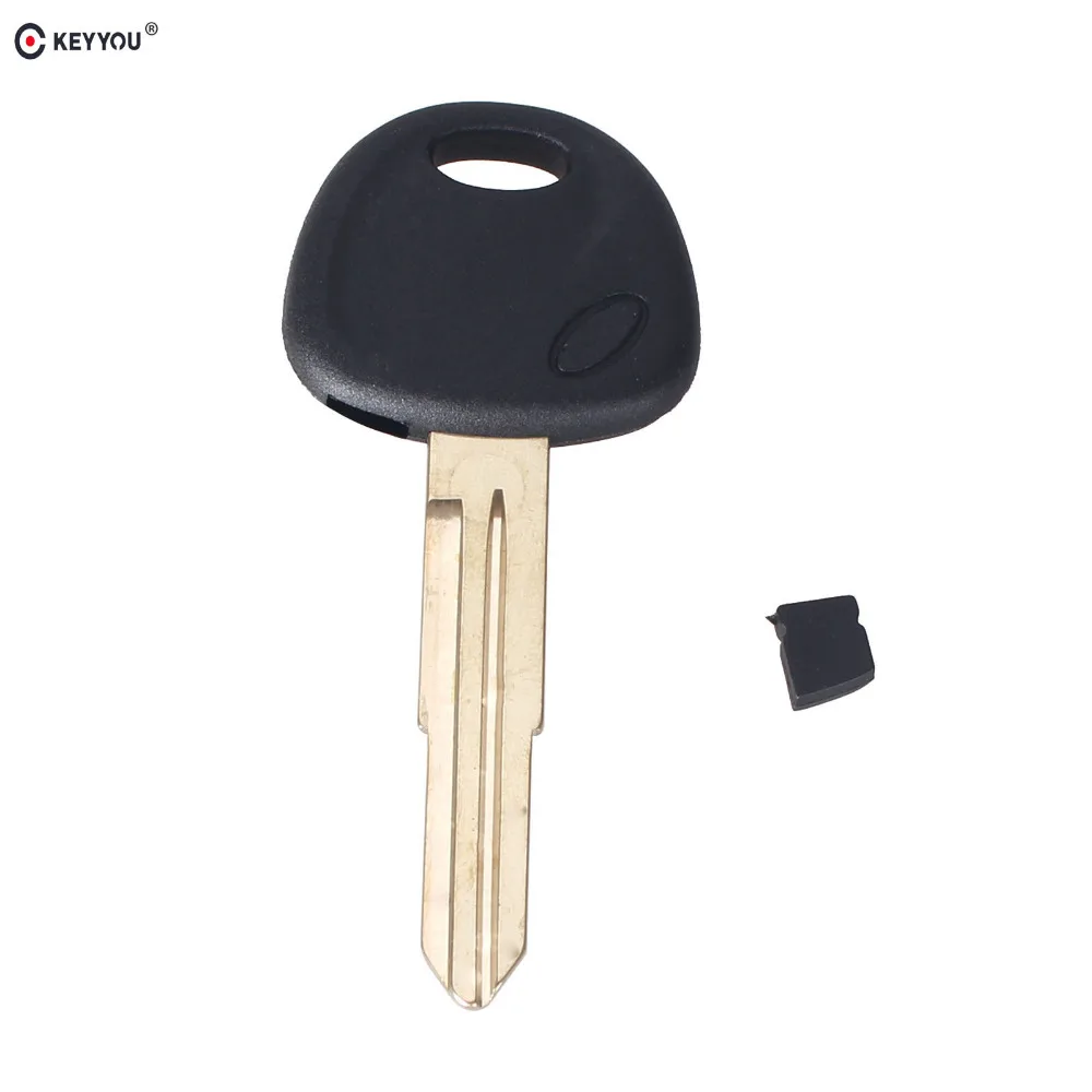 

KEYYOU New Uncut Blank Ignition Key Shell Fit For KIA Transponder Right Blade