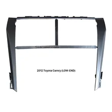 Seicane серебро Цвет Автомагнитола DVD стерео плеер Фризовая рамка для Toyota Camry (LOW-END) тире CD Обрезать Установка