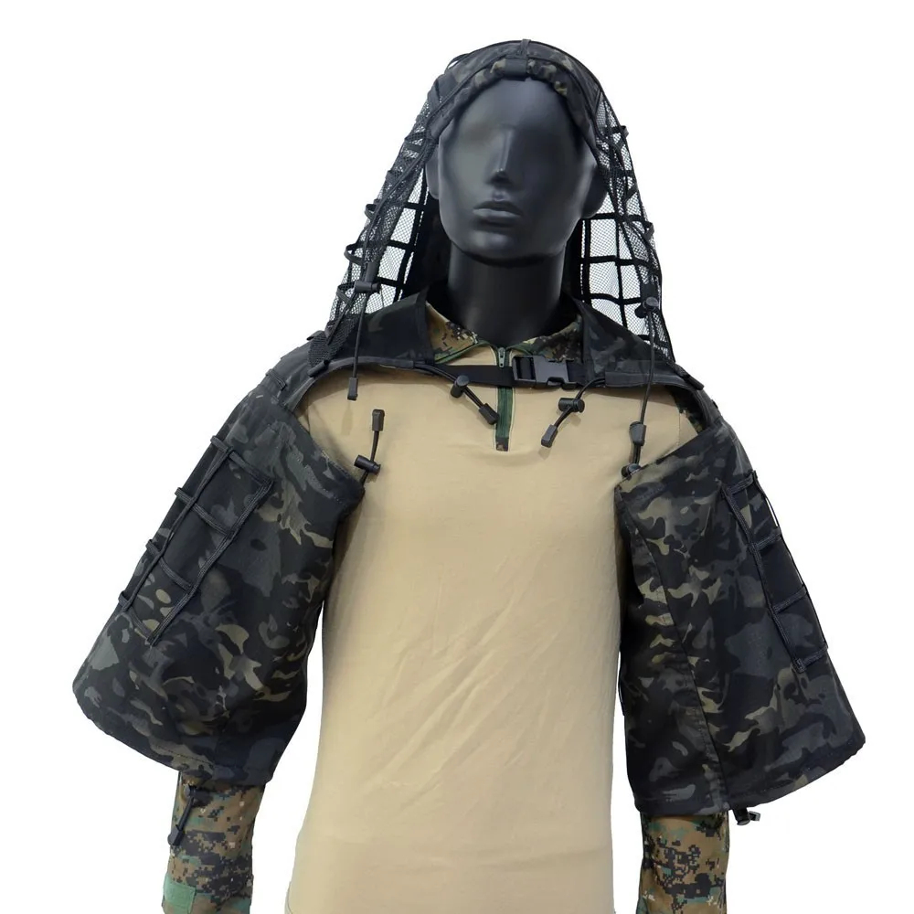 Camouflage Hunting Ghillie Suit Tactical Sports Sniper Hidden Cloak Ghillie Clothes Outdoor Army CS Training Military Equipment Camouflage Hunting Ghillie Suit Tactical Sports Sniper Hidden Cloak Ghillie Clothes Outdoor Army CS Training Military Equipment