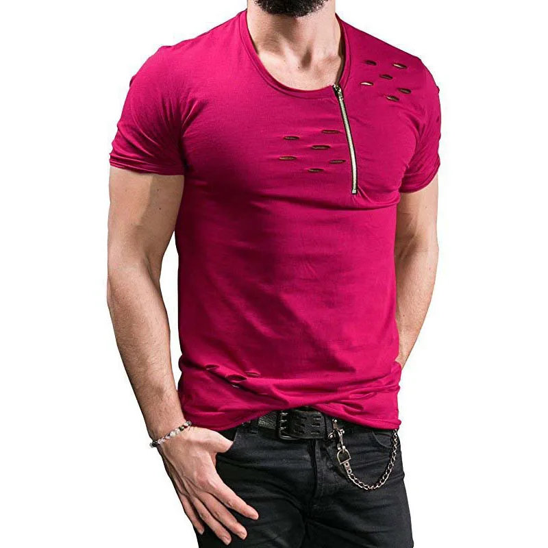 

r Fashion T Shirt Men Fast compression Breathable Mens Short Sleeve Fitness Mens t-shirt Gyms Tee Tight Casual Top