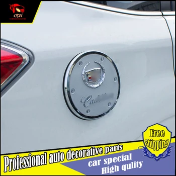 

Car styling ABS Chrome Fuel Tank Cover For Cadillac SRX 2010-2014 Gas Tank Cap Fuel Cap Cover Trim Exterior Car Accessories