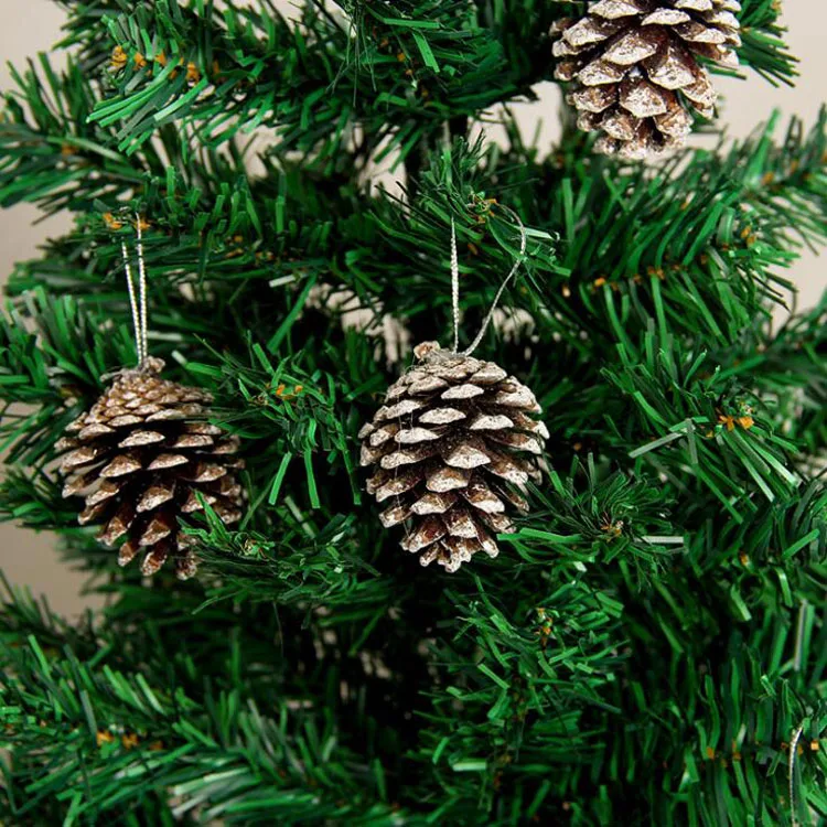 

6 Pcs/set Creative Pineal Christmas Tree Decoration Pinecone Pendant Hanging Xmas Christmas Tree Decorations Supplies
