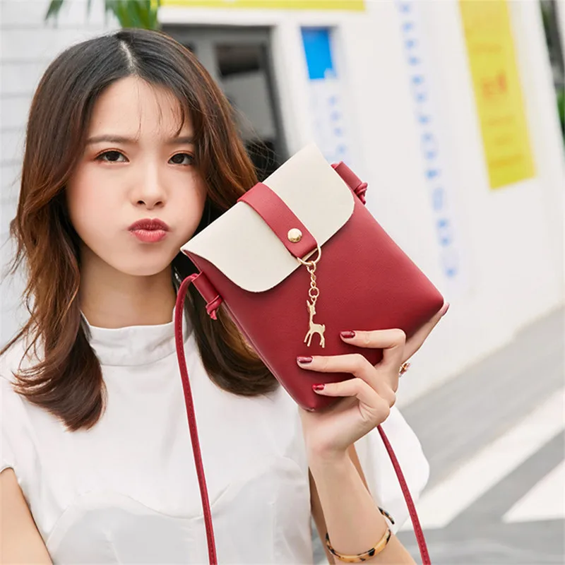

Fashion Lady Leather Handbag Chain Strap Flap Handbags Solid Women Cross Body Bag New Tote Satchel Purse for Your Girl Friend