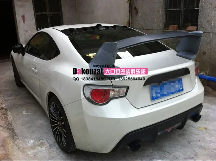 Подходит для Toyota GT86 BRZ nur spec углеродного волокна задний спойлер заднего крыла