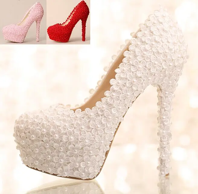 lace high heel