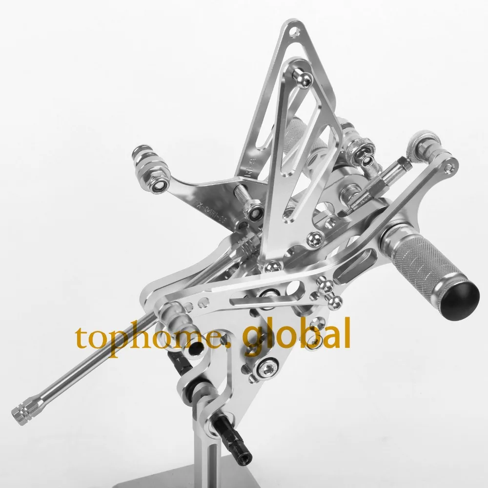 

CNC Motorcycle Parts Silver Colour Rearsets Foot Pegs Rear Set For YAMAHA YZF-R1 2004-2005-2006
