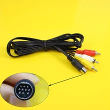 JCD 20 штук 1,8 м av-ресивер для аудио видео RCA композитный кабель для Sega Saturn Системы AV без свинца