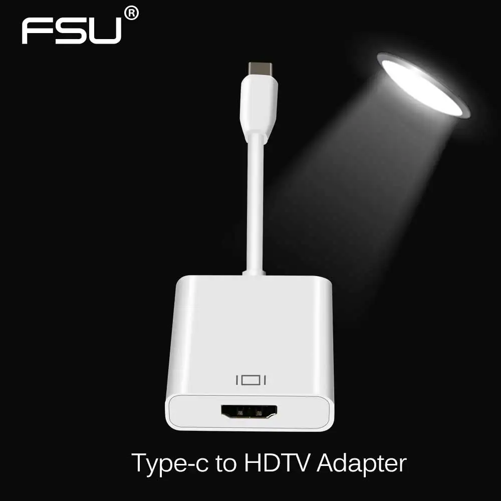 

Type-c to HDMI Adapter Connector for Macbook support 1080P 3D for Computer PC Tablet Monitor Projector