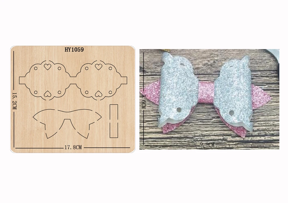 

bow cutting dies 2019 new die cut &wooden dies Suitable for common die cutting machines on the market