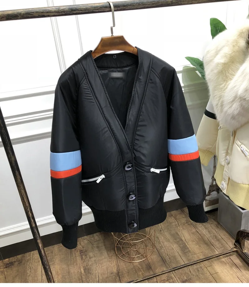 Noir Épais Femme Véritable Femmes Renard Beige Vestes Manteau D'hiver black Canard Duvet Mode Beige Fourrure De Grand Élégante Couleur Chaud Luxe Col 2018 H675Axxw