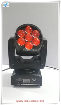 

6pcs/lot 7x10w rgbw 4in1 mini led moving light led beam wash zoom rgbw moving head