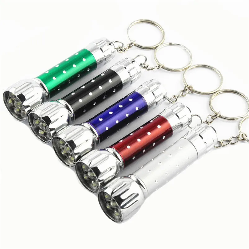 Mini Flashlight 7 LED Portable Supper Bright lights Aluminum alloy