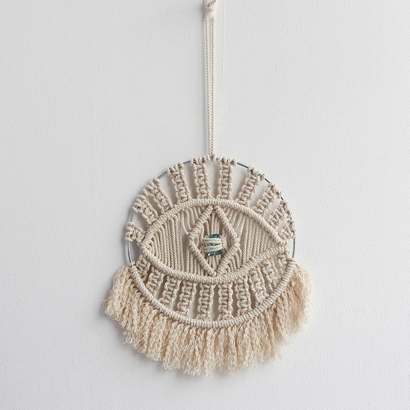 

Lace Hanging Jewelry Bohemian Handmade Tassel Tapestry Home Background Wall Decoration Tapestry Lace Wall Hanging