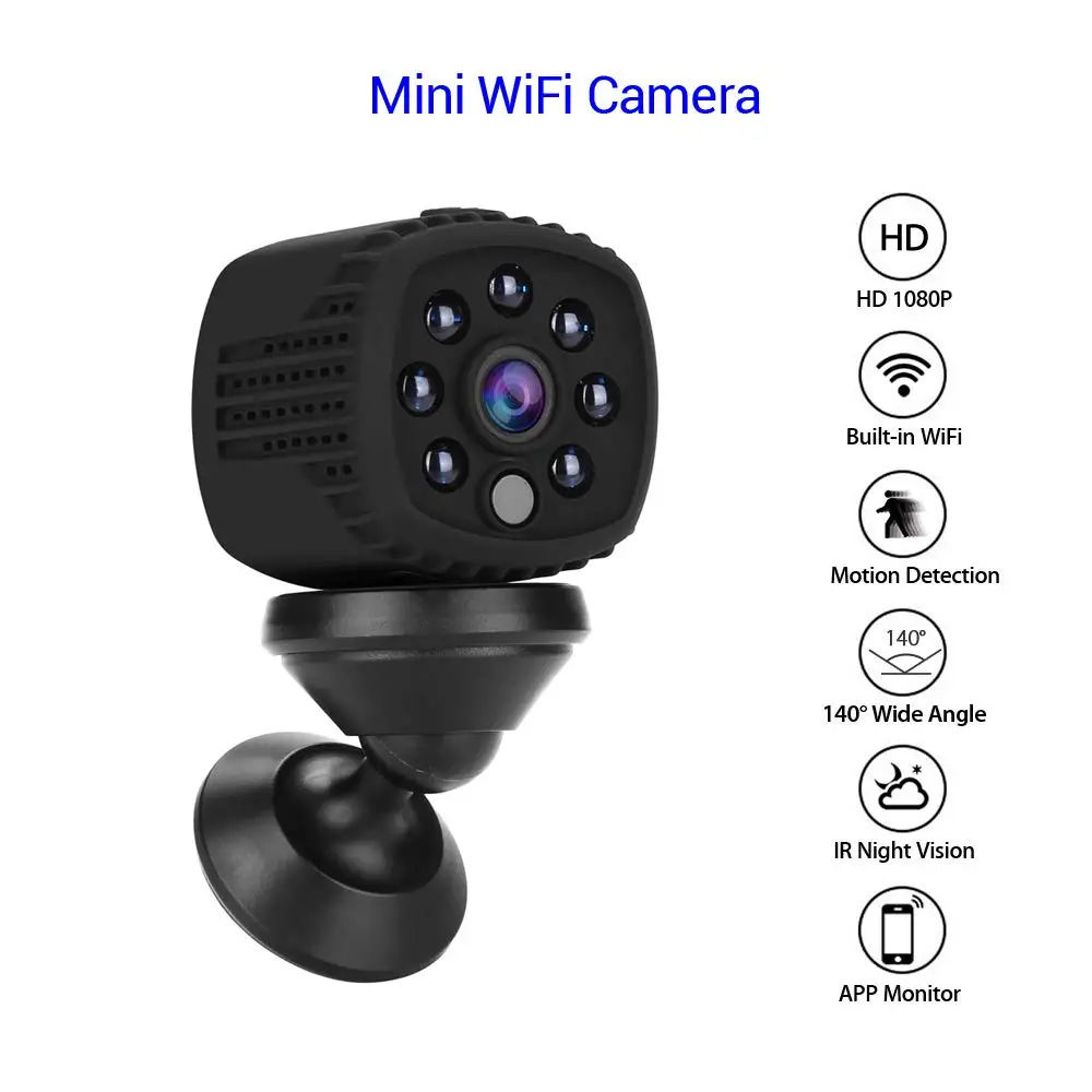 Wifi IP P2P Mini Camera Full HD 1080P Secret Camera Small Night Vision DV DVR Cam Wireless Motion Detection Micro Kamera Espion
