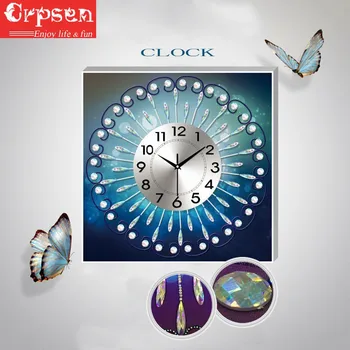 

Horologe Diamond Painting 5D DIY Embroidery Colorful Partical Round&Special Decor Crafts&Sewing Needlework Cross Stitch