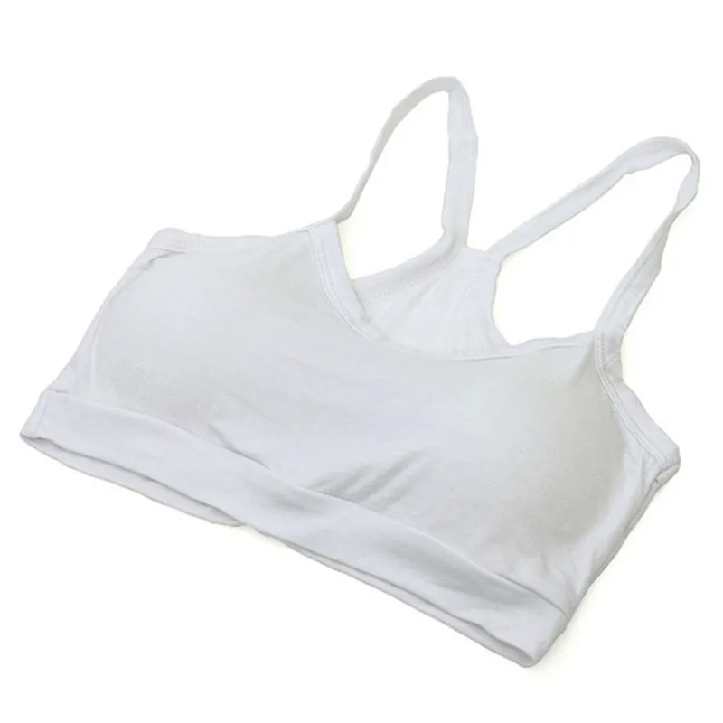 

2017 Women Solid Strap Underwear Cotton Yoga Bra Vest Crop Top Sports Bra 8 Colors