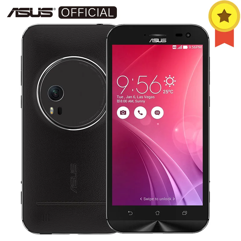 

Original Asus Zenfone Zoom ZX551ML 4GB RAM 64GB ROM Intel Atom Z3590 Quad Core 13.0MP 5.5'' Smartphone 3000mAh 4G NFC