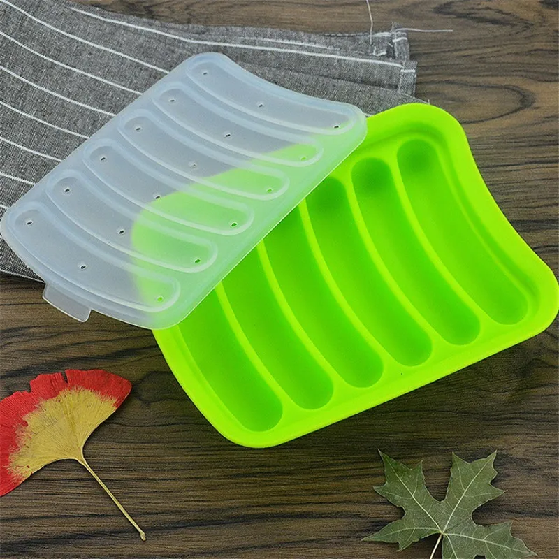 

Silicone Mould DIY Homemade Sausage Cake Molds Cake Baking Kitchen Accessorie Bakeware Maker Mold Tray Baking cake tools