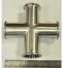 

51mm Pipe OD x 2" Tri Clamp[ 304 Stainless Steel 304SS 4 Way Cross Sanitary Fitting Home brew