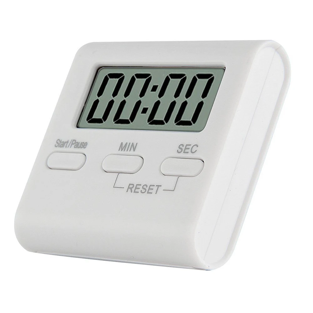 

2 Formats LCD Digital Cooking Timer Count-Down Up Clock Magnetic Design Reminder Kitchen Practical Alarm