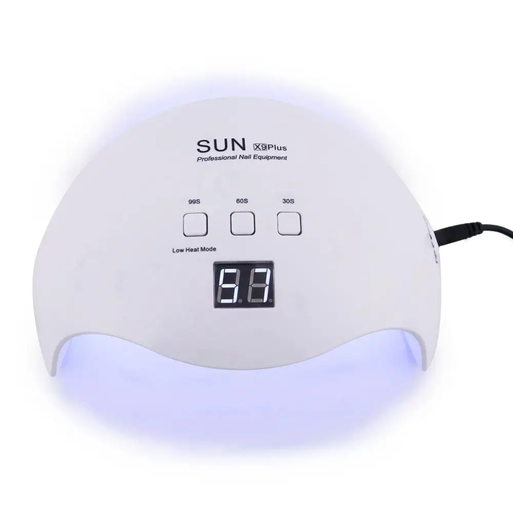 Сушилка для ногтей SUN X5 plus 54 вт уф светодиодный прибор сушки гель лака с таймером