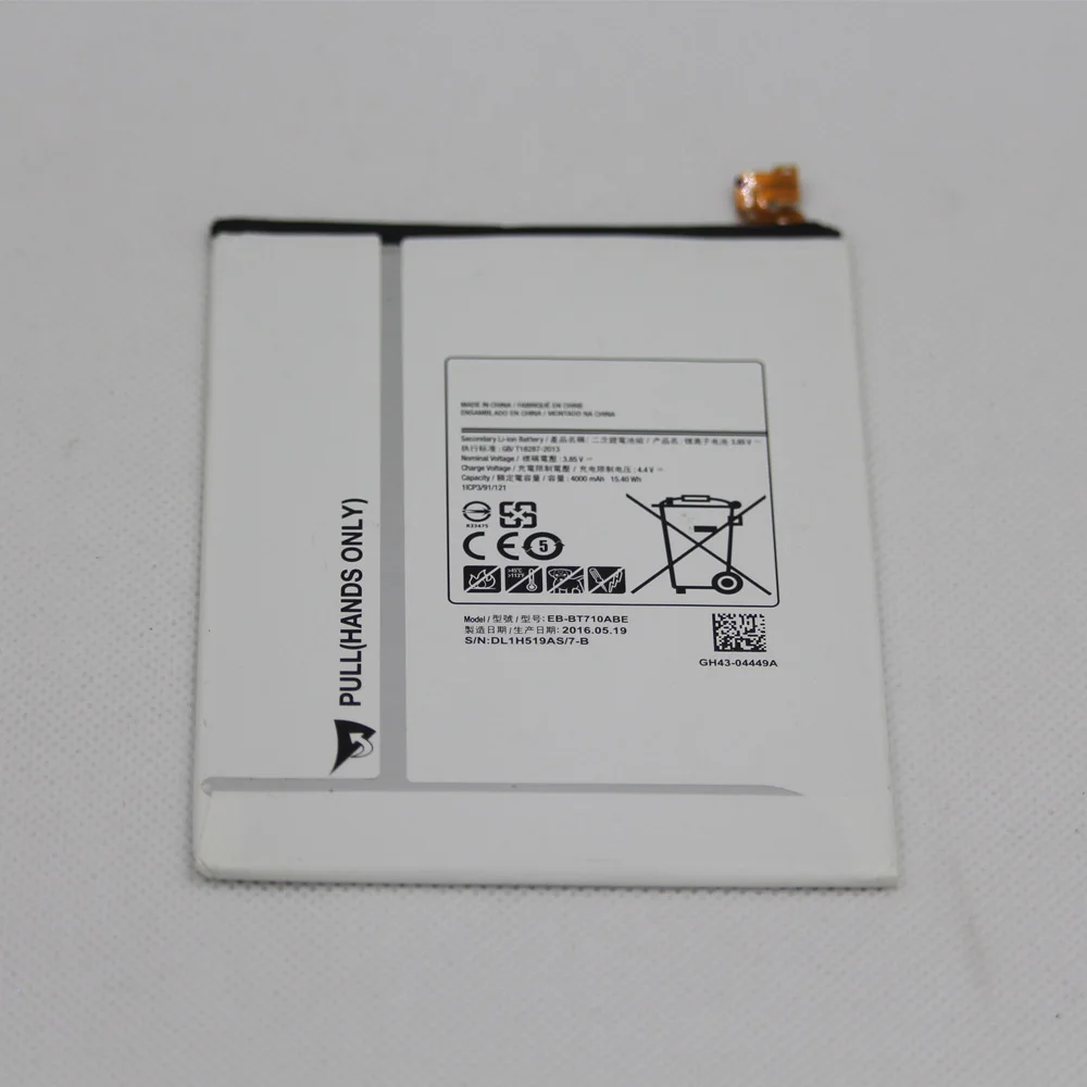5 шт./лот 4000 мАч фотоаккумулятор для планшета Galaxy Tab S2 8 0 T710 T715 T715C SM T713N T719C