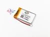 JST 1.25mm 2pin 3.7V 900mAh Lithium Polymer LiPo Rechargeable Battery with connector 603048 For Mp3 MP4 GPS bluetooth camera ► Photo 2/5