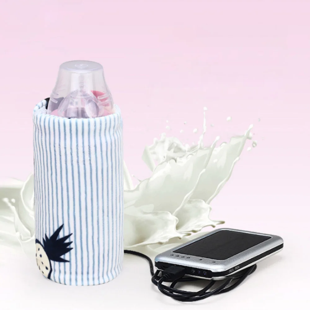 Портативный USB детские бутылки теплее Путешествия молоко теплее младенческой бутылочка для кормления крышка с подогревом изоляции