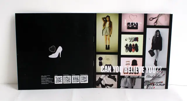 girls generation brochure maid fashion brochure printing clothing