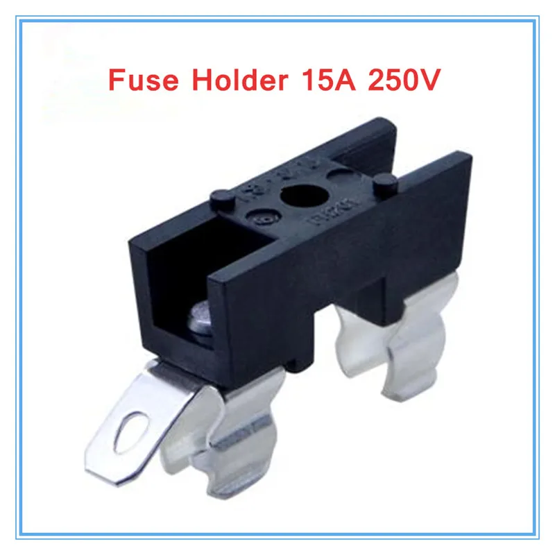 10pcs/lot 5*20mm Glass Fuse Holders Insurance tube socket Holder 15A 250V AC. | Обустройство дома