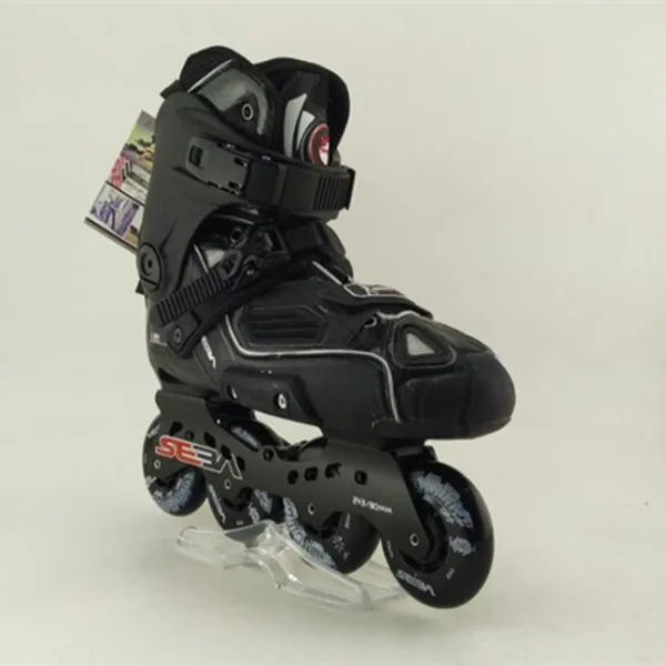 

black color SEBA Adult Inline Slalom Skates Roller Skating Shoe Red Blue High Quality Slalom roller shoes