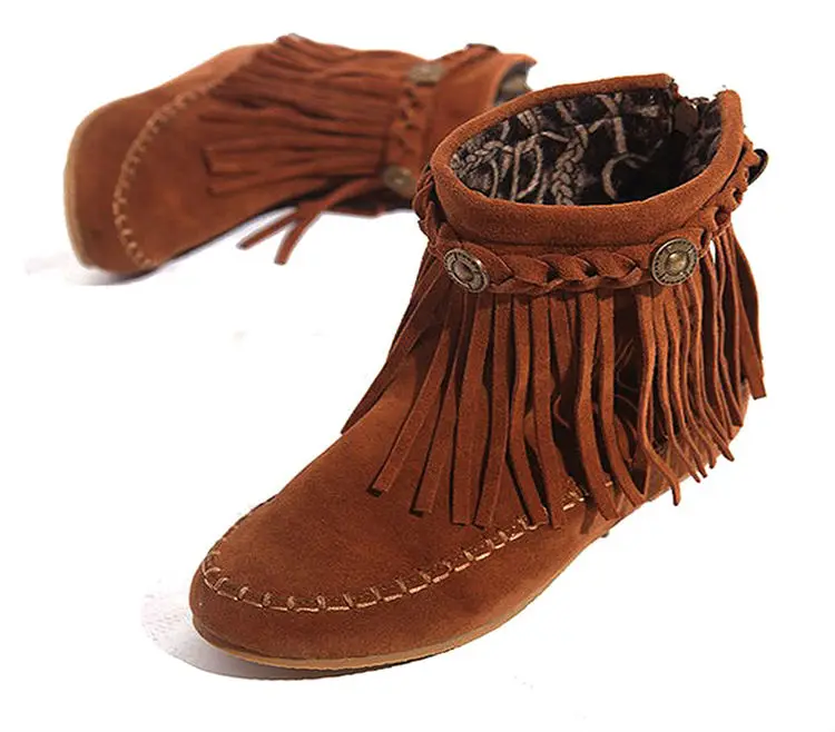chaussures à franges femme