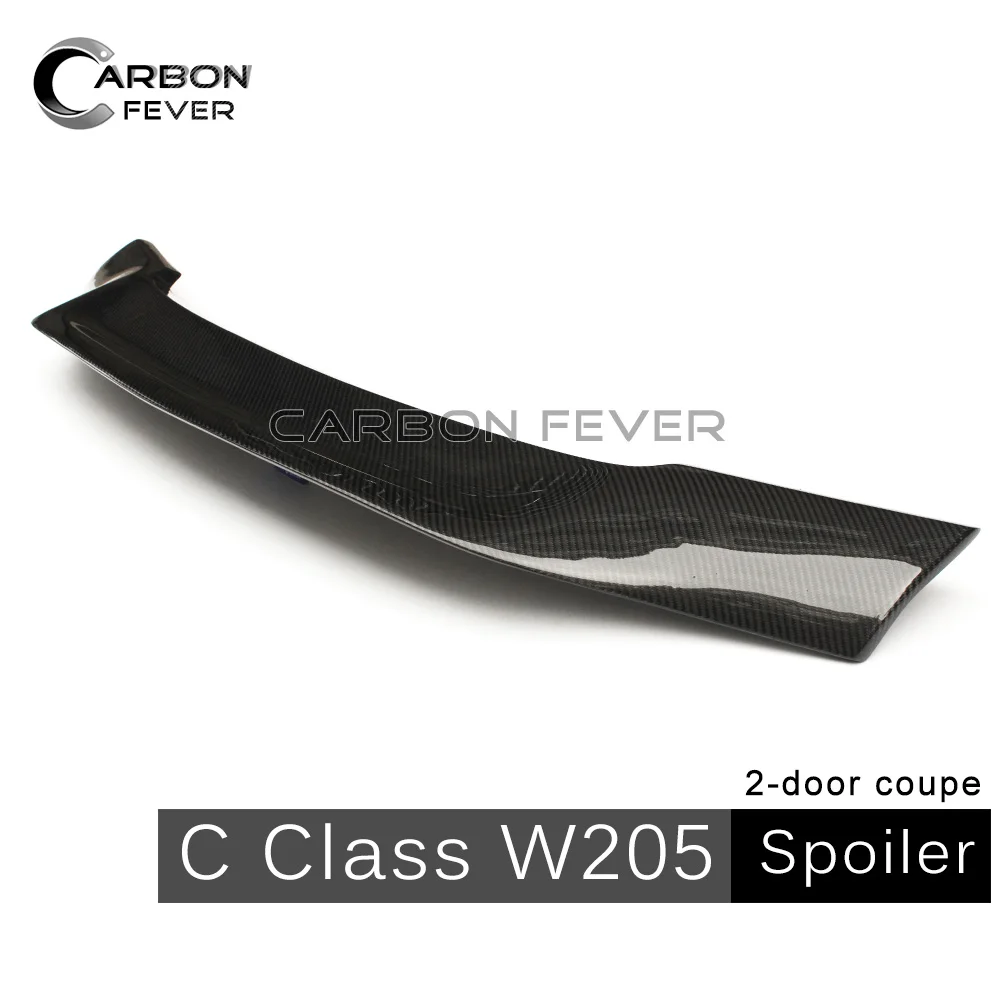 Для Mercedes w205 углерода Волокно спойлер на багажник заднее крыло C Class Coupe C205 c250 C300