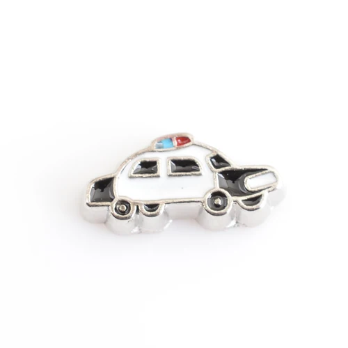 

Police car, Floating charms fit floating charm lockets FC0380,10PCS/LOT