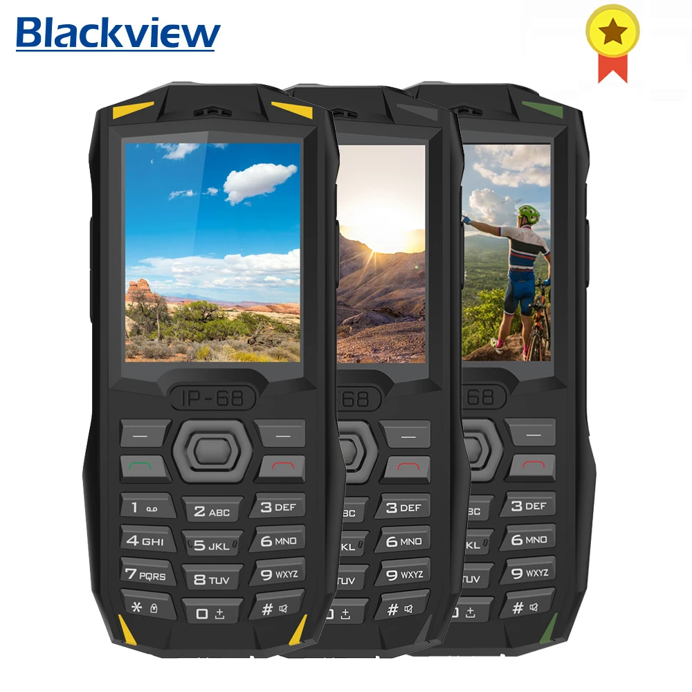 Blackview BV1000 3000 mAh IP68 Tri proof мобильный телефон 2 4 дюймов dual SIM двойной режим ожидания с