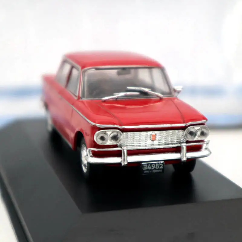 IXO Altaya 1:43 Fiat 1500 1963 красные литые модели ограниченная серия коллекционные