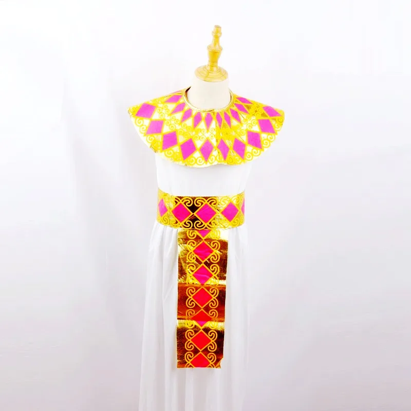 Египетский queen костюм красивая принцесса Косплэй для девочек карнавальный для отдыха и вечеринок производительность Костюмы Хэллоуин