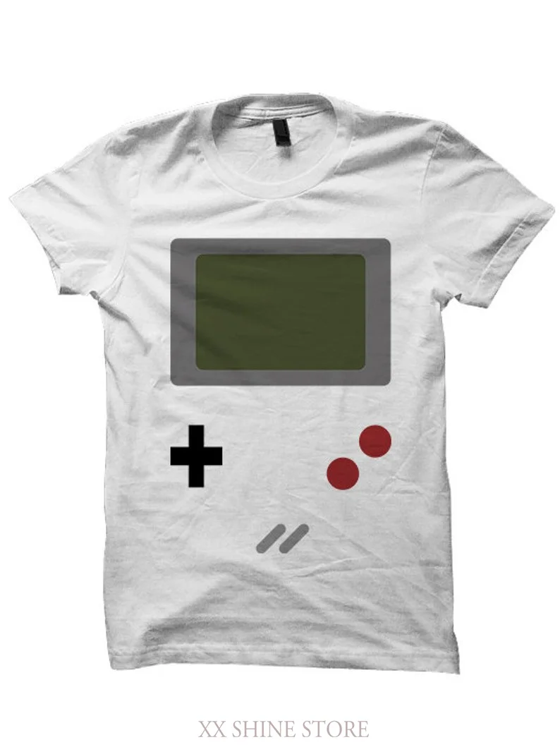 Футболка Gameboy футболки для видеоигр мужские рубашки женские забавная рубашка # Geek